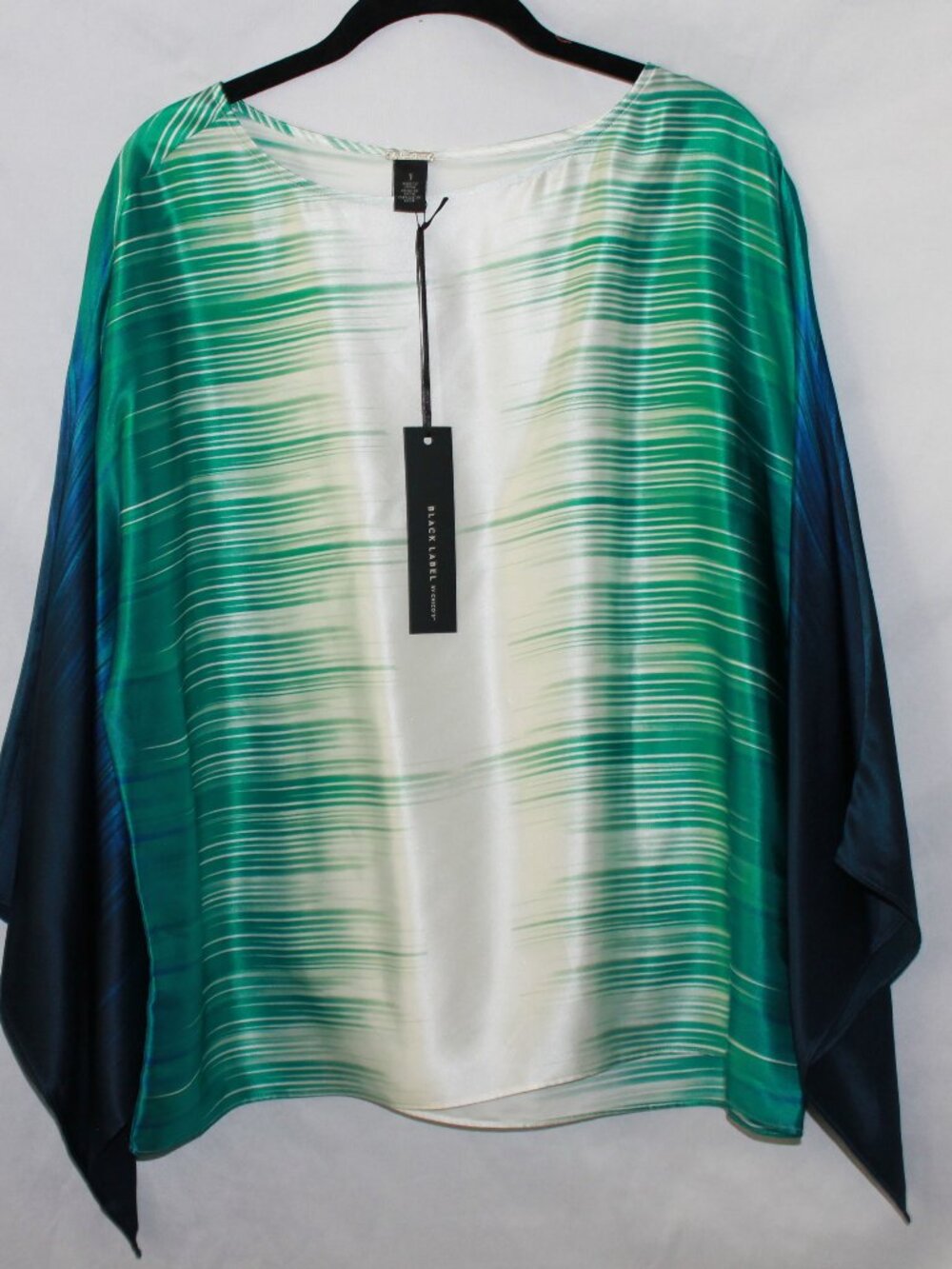 Chico's Black Label Silk Kimono Blouse